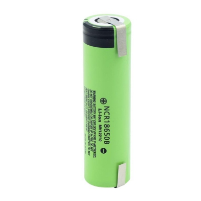 Panasonic NCR18650B 3.7V 3400MAH with Pure Nickel Strip 